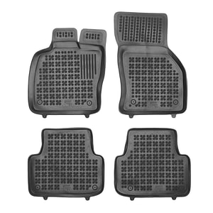 Set covorase auto Rezaw Plast, pentru Seat Leon 2020-prezent, 4 bucati, cauciuc, negru