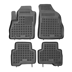 Set covorase auto Rezaw Plast, pentru Citroen Nemo 2008-2017, 4 bucati, Negru