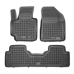 Set covorase auto Rezaw Plast, pentru Kia Soul 2014-2019, 3 bucati, Negru