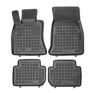 Set covorase auto Rezaw Plast, pentru Kia Stinger 2017-prezent, 4 bucati, Negru