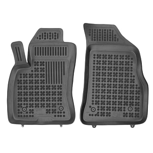 Set covorase auto Rezaw Plast, pentru Fiat Doblo 2010-2022, 2 bucati, Negru