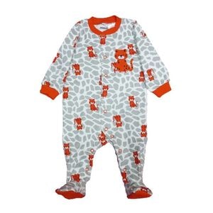 Salopeta bebe Pekkle z111, cu imprimeu leopard, 8.5-10 Kg / 73.6-77.5 cm, 9-12 luni