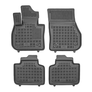 Set covorase auto Rezaw Plast, pentru BMW X1 U11 2022-prezent, 4 bucati, Negru