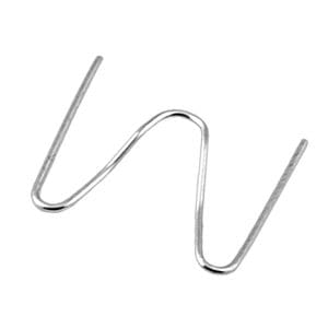 Set capse pentru aparat de sudura plastic, fabricat din metal de cea mai inalta calitate, rezistent la rugina, ondulate, 6 mm, tip B, 100 buc