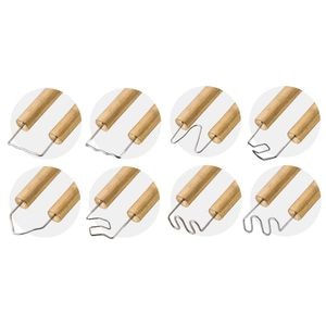 Set capse pentru aparat de sudura plastic, fabricat din metal de cea mai inalta calitate, 8 tipuri de capse, rezistenta la rugina, 800 bucati