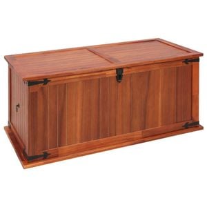 Cufar de depozitare, 79x34x32 cm, lemn masiv de acacia
