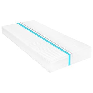 Saltea vidaXL, 90x200 cm, 7 zone, spuma PU, 16 cm