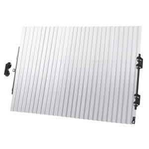 Protectie parbriz SIKS, 1 x parasolar auto retractabil, universal, pliabil, prindere cu ventuze, 70 cm X 100 cm, argintiu