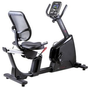 Bicicleta fitness orizontala TOORX BRX-R300ERGO, Volanta 16 Kg, greutate suportata 150 Kg, 32 trepte dificultate, negru