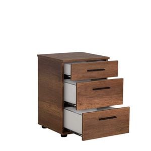 Noptiera Adore Trendline, 3 sertare, 40 x 57 x 39 cm, Lemn Natural