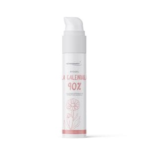 Bio Gel Calendula 90%, actiune emolienta, calmanta si protectoare, pentru piele inrosita, uscata si deshidratata, flacon Airless 100 ml