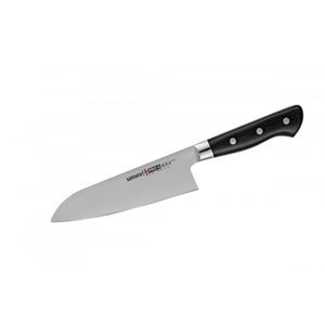Cutit Santoku Samura PRO-S, otel japonez AUS 8, HRC 58, lama 18 cm
