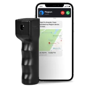 Spray paralizant Plegium, SMART MINI, GPS, SMS, alarma, Negru