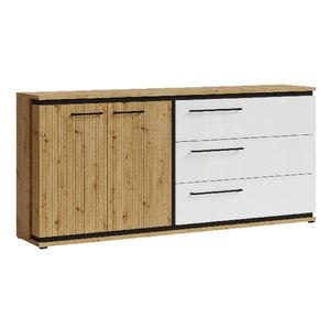 Comoda Living Molto ML12, 130x86x37 cm, alb