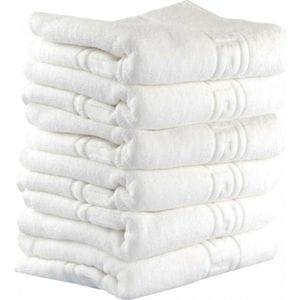 Set 45 prosoape de baie hoteliere Arta Somnului, 70x130 cm, bumbac pakistanez, 500 gr/mp, alb