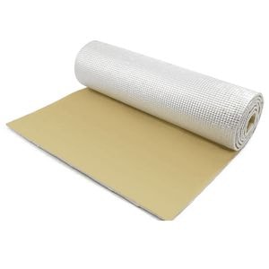 Rola material insonorizant aluminiu 6 mm, 1 metru x 10 metri - 022AL