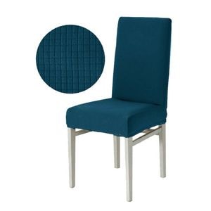 Husa Elastica Universala, Delfin, Protectie pentru Scaune de Bucatarie si Dining, Turcoaz