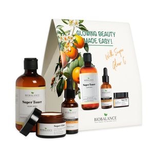 Set BIO BALANCE Super Glow: Toner, 250ml + Ser pentru fata, 30ml + Crema de fata, 50ml