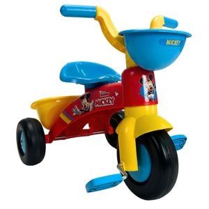Tricicleta cu pedale pentru copii Injusa, licenta Disney, Mickey Mouse, 1-3 ani
