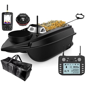 Barca Plantat, Nadit si Momit iUni U03, GPS, Sonar Fish Finder, Geanta Transport, 20000mAh, 800m, 15km/h, Telecomanda 2.4GHz