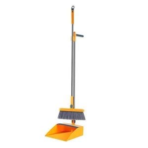 Kit de matura si faras cu coada eMazing, rotativ, pliabil, detasabil, cu dinti de pieptene pentru curatare eficienta, din otel inoxidabil si polipropilena, portocaliu