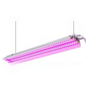 Lampa dubla pentru cresterea plantelor eMazing, lungime 50 cm, T5 LED, perfecta pentru intregul ciclu de crestere, fara efecte negative, 40W, IP44, multicolor