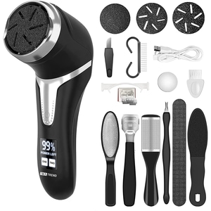 Pila electrica pentru talpi si calcaie IMA Trend, cu Aspirare, IPX 7, Acumulator 1200 mAh, Incarcare USB, 2200 rpm, Accesorii incluse, Indepartare piele moarta, Indepartare calus