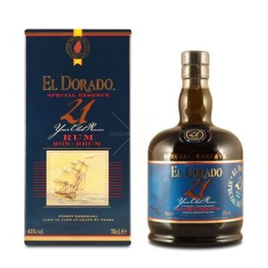 Rom El Dorado 21Yo, 0.7L