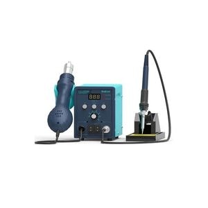 Statie service de lipit cu fludor si aer cald 2 in 1 Bakon BK8586, letcon 60W, suflanta aer cald 700W