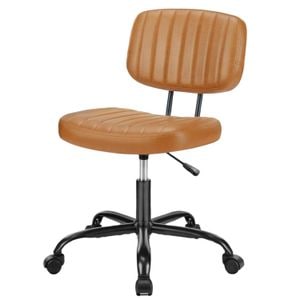 Scaun de Birou Elindor Fara Brate, Rotativ, Reglabil, Maro