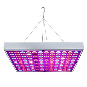 Plafoniera LED 15W eMazing pentru cultivarea plantelor in spatii interioare, cu suport de montare, constructie din ABS, dimensiuni 25 x 25 cm, Multicolor