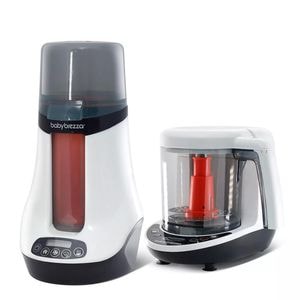 Set incalzitor biberon safe and smart si Robot multifunctional Baby Brezza, Food Maker Deluxe, Cu decongelare, Gatire cu abur, Cu ecran LCD, Cu accesorii