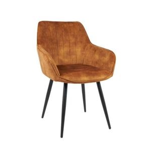 Scaun Living KJC4343,  58 x 59 x 86 cm, Portocaliu