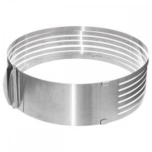 Forma feliere blat tort, inox, reglabila, 24-30 cm