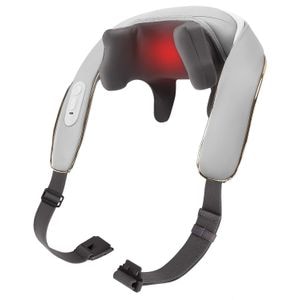 Aparat Profesional pentru Masaj 6D SKG H5MINI Fara Fir, 3 Moduri, Incalzire X2, Hand Free Design, Autonomie 90min / 2000mAh Reincarcabil, 10min Auto-Off, Spate/Gat/Umeri, Grey