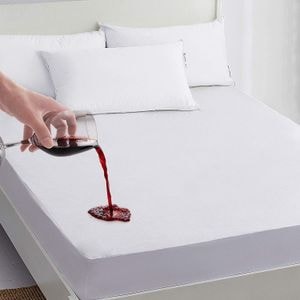 Set 10 huse saltea Arta Somnului, 160x200 cm, impermeabile, bumbac frotir, alb