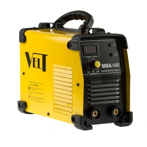 Invertor de sudura industrial Velt MMA 140, 140 A, 230 V, electrod 1.6-3.25 mm, 4.3 kg, accesorii incluse, 5.6 KVA