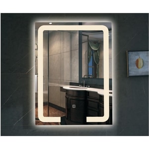 Oglinda TRENDYS, pentru baie, dreptunghiulara, cu senzor touch si LED, 500x700mm, OG32