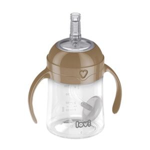 Cana Lovi, cu pai, 150 ml, maro