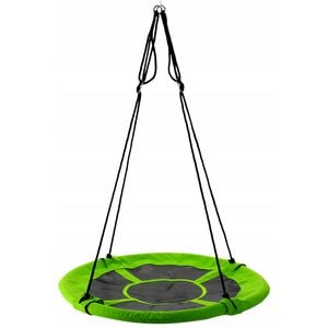Leagan tip cuib Sersimo G-Line, 100cm, inaltime reglabila, 150 kg, Verde Negru