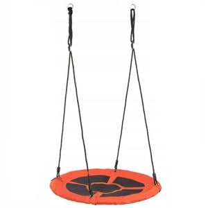 Leagan tip cuib Sersimo G-Line, 100cm, inaltime reglabila, 150 kg, Portocaliu Negru