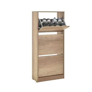 Pantofar Adore, 3 compartimente, 51 x 119 x 26 cm, maro