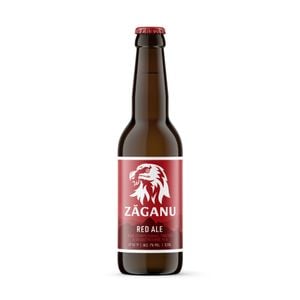 Bere rosie Zaganu Red Ale, bax 12 x 0.33l