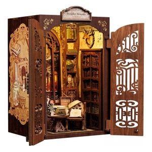 Puzzle 3D, Cotor de carte DIY, Bookshop Memories, Cutebee, 137 piese