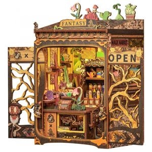 Puzzle 3D, Cotor de carte DIY, Fantasy Plant Shop, Cutebee, 146 piese