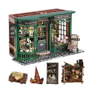 Puzzle 3D, Casuta DIY, Magazinul de baghete magice, Cutebee, 299 piese