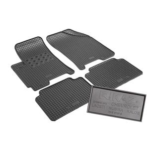 Set covorase auto Rigum, pentru Chevrolet Aveo 2002-2011, 4 bucati, Negru