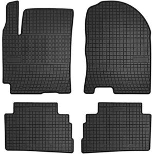 Set covorase auto Frogum, pentru Hyundai Kona 2017-2023, 4 bucati, Negru