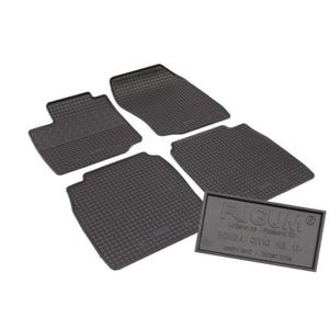 Set covorase auto Rigum, pentru Honda Civic 2012-2016, 4 bucati, Negru