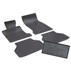 Set covorase auto Rigum, pentru BMW Seria 5 E60/E61 2003-2010, 4 bucati, Negru